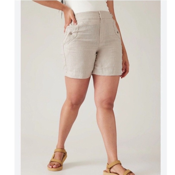 Athleta Pants - NWT-Athleta Voyager Linen Short